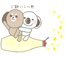 Wanta and Koalala (dog and koala) sticker #1270017