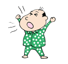 White Worker Hagemashi-kun 3 sticker #1270097