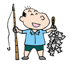 White Worker Hagemashi-kun 3 sticker #1270101