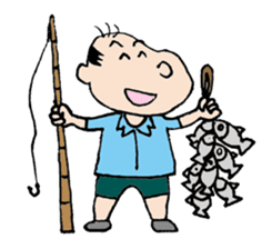 White Worker Hagemashi-kun 3 sticker #1270101