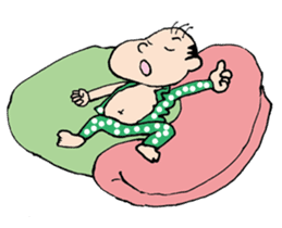 White Worker Hagemashi-kun 3 sticker #1270104