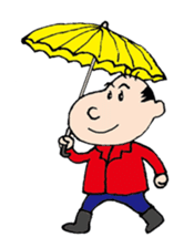 White Worker Hagemashi-kun 3 sticker #1270105