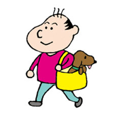 White Worker Hagemashi-kun 3 sticker #1270116