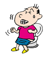 White Worker Hagemashi-kun 3 sticker #1270122