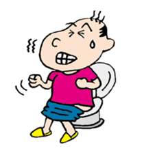 White Worker Hagemashi-kun 3 sticker #1270122