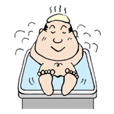 White Worker Hagemashi-kun 3 sticker #1270123