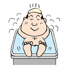 White Worker Hagemashi-kun 3 sticker #1270123