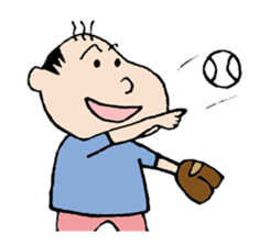 White Worker Hagemashi-kun 3 sticker #1270128