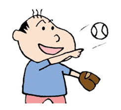 White Worker Hagemashi-kun 3 sticker #1270128