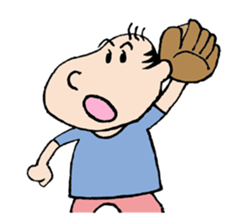 White Worker Hagemashi-kun 3 sticker #1270129