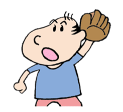 White Worker Hagemashi-kun 3 sticker #1270129