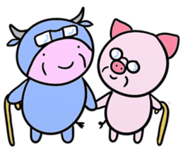 Buffboy and Babegirl Family sticker #1270929