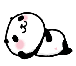 Panda riddled freewheelingly sticker #1271493