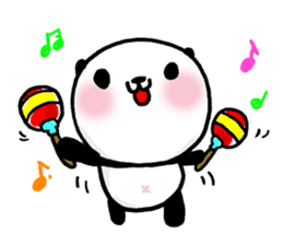 Panda riddled freewheelingly sticker #1271499