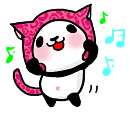 Panda riddled freewheelingly sticker #1271502