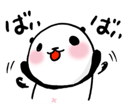 Panda riddled freewheelingly sticker #1271504