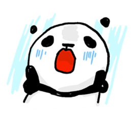 Panda riddled freewheelingly sticker #1271506