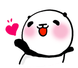 Panda riddled freewheelingly sticker #1271511