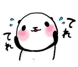 Panda riddled freewheelingly sticker #1271513