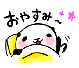 Panda riddled freewheelingly sticker #1271516