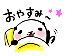 Panda riddled freewheelingly sticker #1271516