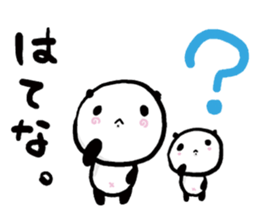 Panda riddled freewheelingly sticker #1271520