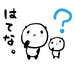 Panda riddled freewheelingly sticker #1271520