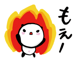 Panda riddled freewheelingly sticker #1271521