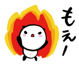 Panda riddled freewheelingly sticker #1271521