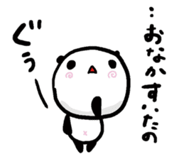 Panda riddled freewheelingly sticker #1271523