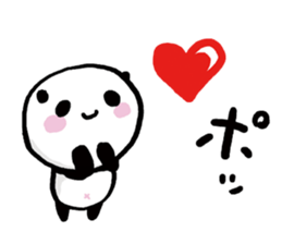 Panda riddled freewheelingly sticker #1271526