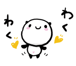 Panda riddled freewheelingly sticker #1271528