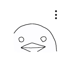 Sticker (the intention of bird) graffiti sticker #1271791