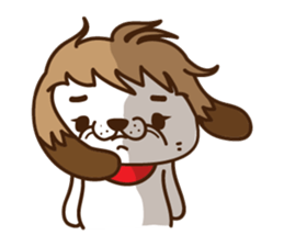 Bobbed dog sticker #1271893