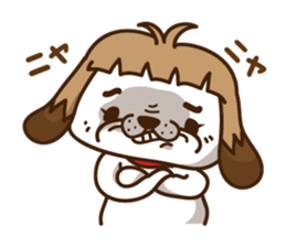 Bobbed dog sticker #1271894