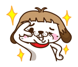 Bobbed dog sticker #1271897