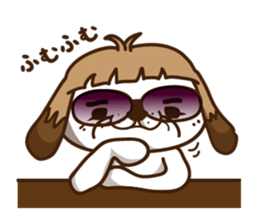 Bobbed dog sticker #1271901