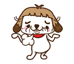 Bobbed dog sticker #1271905