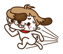 Bobbed dog sticker #1271909