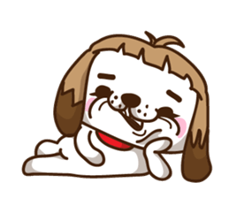 Bobbed dog sticker #1271914