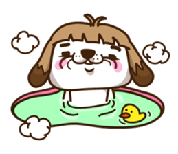 Bobbed dog sticker #1271918