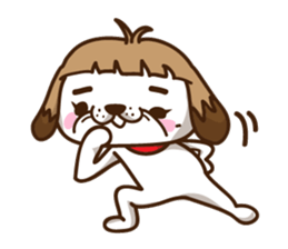 Bobbed dog sticker #1271920