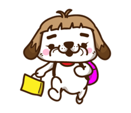 Bobbed dog sticker #1271922