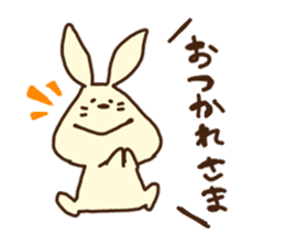 This rabbit's name is OTSUKIMI sticker #1272571
