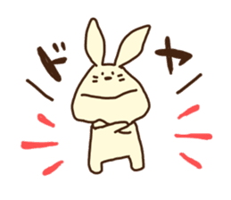This rabbit's name is OTSUKIMI sticker #1272573