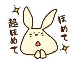 This rabbit's name is OTSUKIMI sticker #1272577