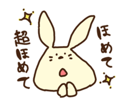 This rabbit's name is OTSUKIMI sticker #1272577