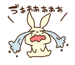 This rabbit's name is OTSUKIMI sticker #1272581