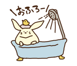 This rabbit's name is OTSUKIMI sticker #1272583