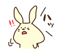 This rabbit's name is OTSUKIMI sticker #1272600